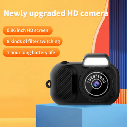 Mini Camera with Screen Indoor Home Outdoor Sport HD 1080P Portable Vintage Very Small Camcorder Video Recorder Support TF Card